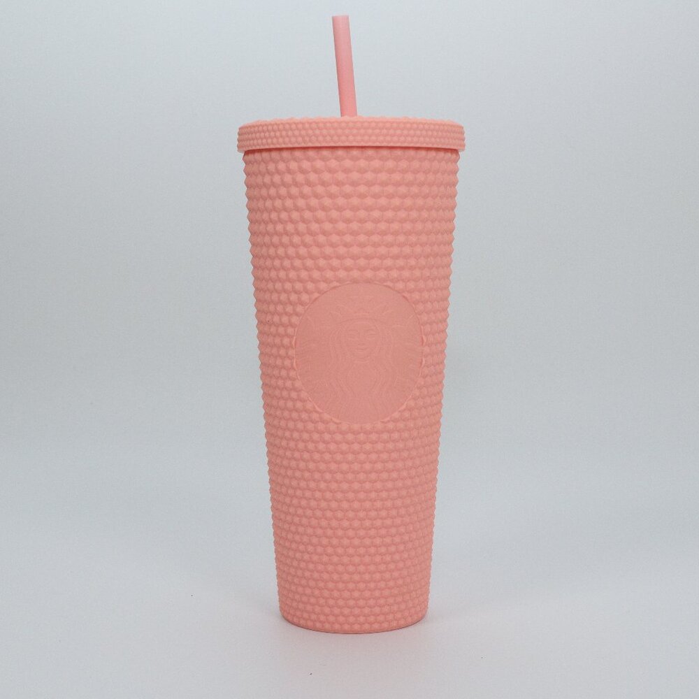 Starbucks Matte Pink Studded Tumbler 24oz Limited Edition Venti Cold Cup